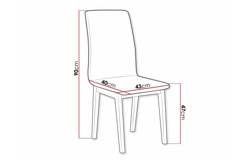 Majors Spisestol - Beige/Sort - Spisebordsstole & køkkenstole