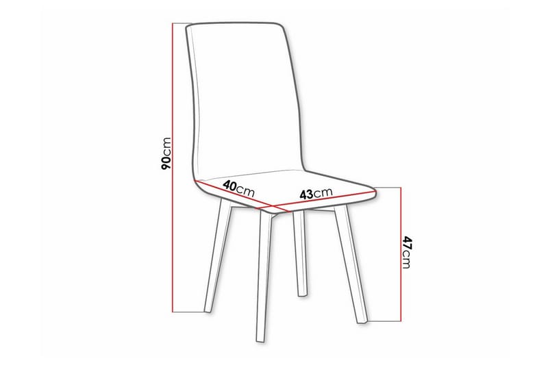 Majors Spisestol - Beige/Træ - Spisebordsstole & køkkenstole