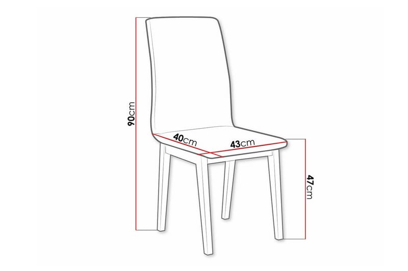 Majors Spisestol - Brun/Sort - Spisebordsstole & køkkenstole