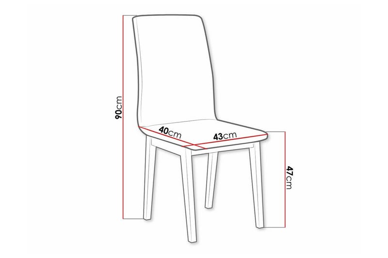 Majors Spisestol - Hvid - Spisebordsstole & køkkenstole