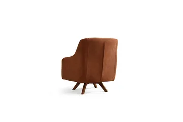 Malkiat Lounge lænestol - Orange - Møbler - Stole & lænestole - Lænestole
