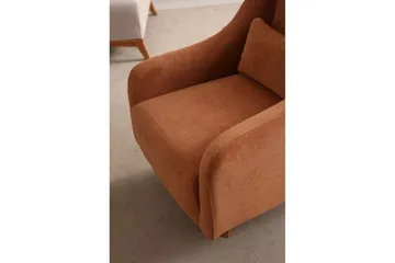 Malkiat Lounge lænestol - Orange - Møbler - Stole & lænestole - Lænestole