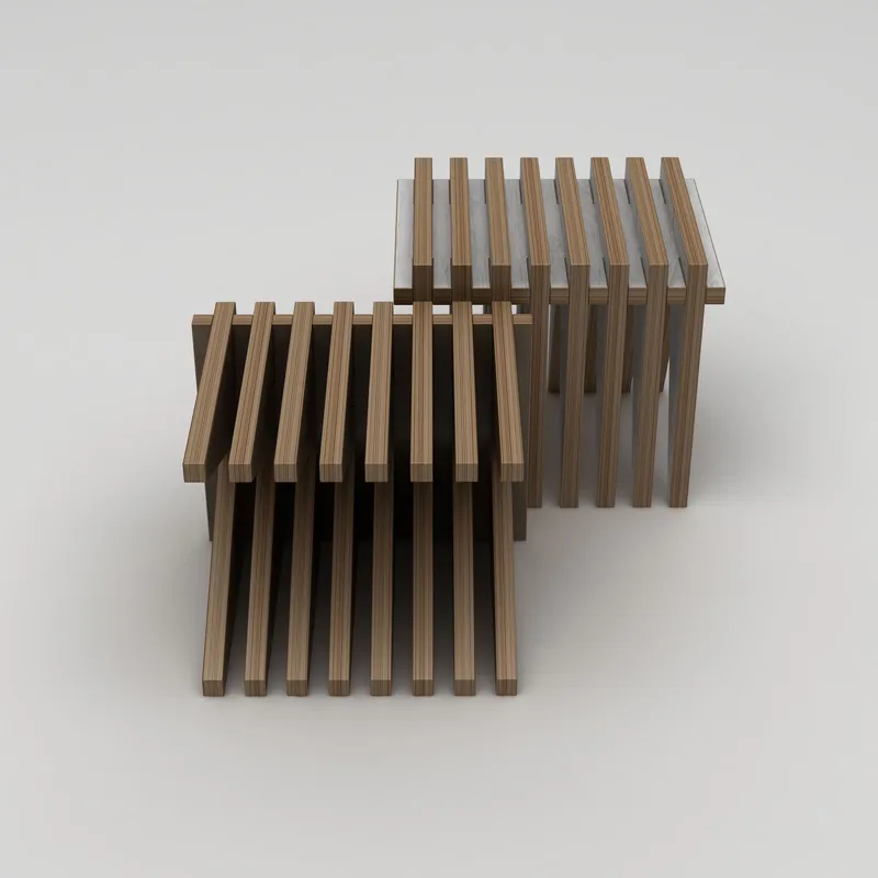 Matira Skammel 51 cm - Naturtræ - Møbler - Stole & lænestole - Taburet & skammel