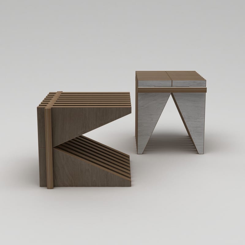 Matira Skammel 51 cm - Naturtræ - Møbler - Stole & lænestole - Taburet & skammel