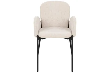 Matsalsstol Beliani Albee set om 2 Beige - Møbler - Stole & lænestole - Spisebordsstole & køkkenstole