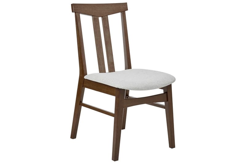 Matsalsstol Beliani Avalon set om 2 Ljus Trä-Beige Light grey - Møbler - Stole & lænestole - Spisebordsstole & køkkenstole