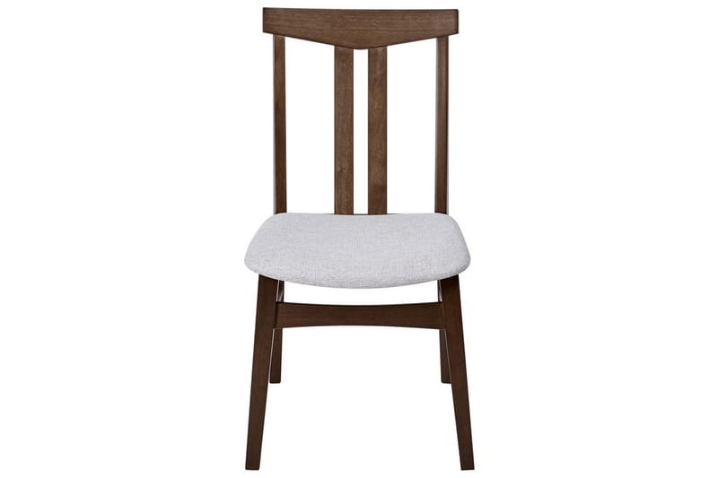 Matsalsstol Beliani Avalon set om 2 Ljus Trä-Beige Light grey - Møbler - Stole & lænestole - Spisebordsstole & køkkenstole