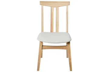 Matsalsstol Beliani Avalon set om 2 Ljus Trä-Beige Ljusbeige - Møbler - Stole & lænestole - Spisebordsstole & køkkenstole