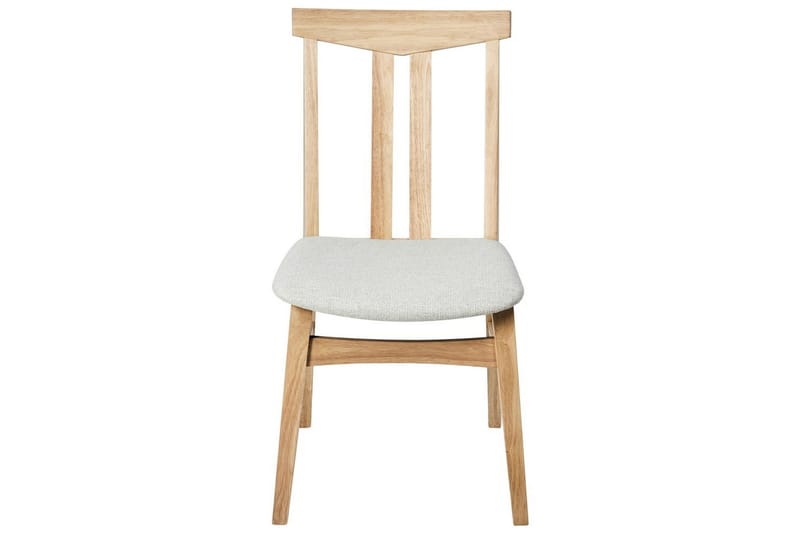 Matsalsstol Beliani Avalon set om 2 Ljus Trä-Beige Ljusbeige - Møbler - Stole & lænestole - Spisebordsstole & køkkenstole