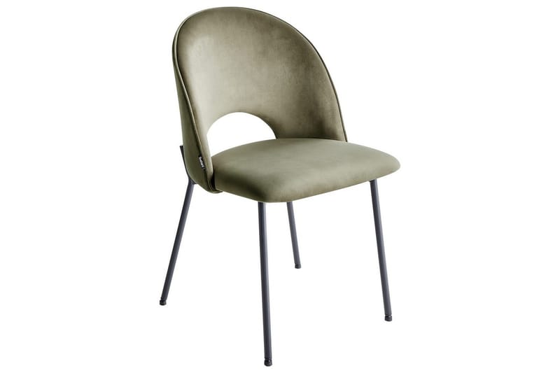 Matsalsstol Beliani Covelo set om 2 Dark green - Møbler - Stole & lænestole - Spisebordsstole & køkkenstole