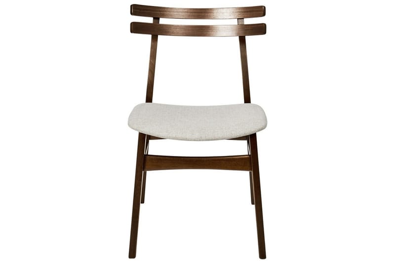 Matsalsstol Beliani Cynthiana set om 2 Ljus Trä-Grå Ljusbeige - Møbler - Stole & lænestole - Spisebordsstole & køkkenstole