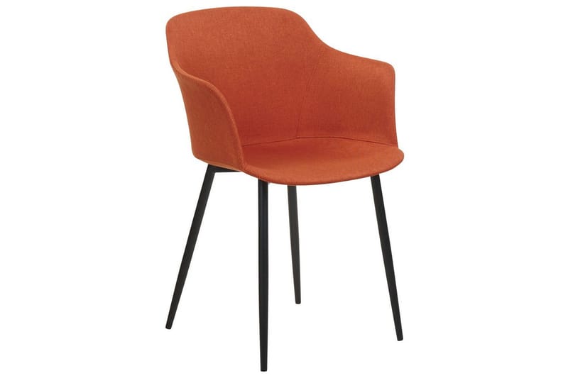 Matsalsstol Beliani Elim set om 2 Orange - Møbler - Stole & lænestole - Spisebordsstole & køkkenstole