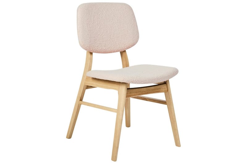 Matsalsstol Beliani Ella set om 2 Ljus Trä-Beige Ljusbeige VALUE_MISSING_18307 - Møbler - Stole & lænestole - Spisebordsstole & køkkenstole