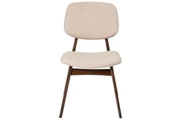 Matsalsstol Beliani Ella set om 2 Ljus Trä-Beige Ljusbeige - Møbler - Stole & lænestole - Spisebordsstole & køkkenstole