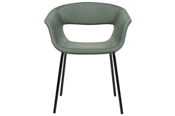 Matsalsstol Beliani Elma set om 2 Blå-Svart Dark green - Møbler - Stole & lænestole - Spisebordsstole & køkkenstole