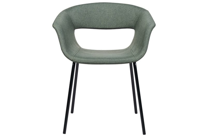 Matsalsstol Beliani Elma set om 2 Blå-Svart Dark green - Møbler - Stole & lænestole - Spisebordsstole & køkkenstole