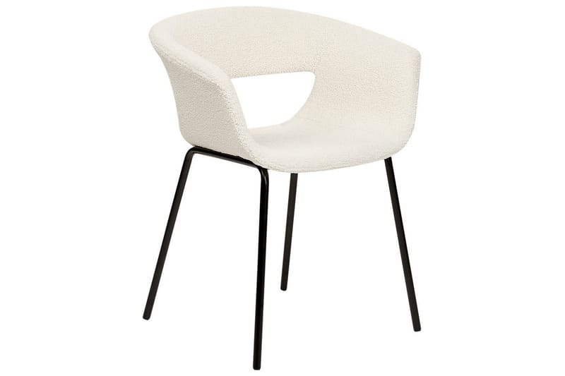 Matsalsstol Beliani Elma set om 2 Blå-Svart Off White - Møbler - Stole & lænestole - Spisebordsstole & køkkenstole