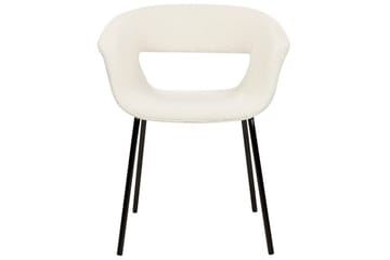 Matsalsstol Beliani Elma set om 2 Blå-Svart Off White - Møbler - Stole & lænestole - Spisebordsstole & køkkenstole