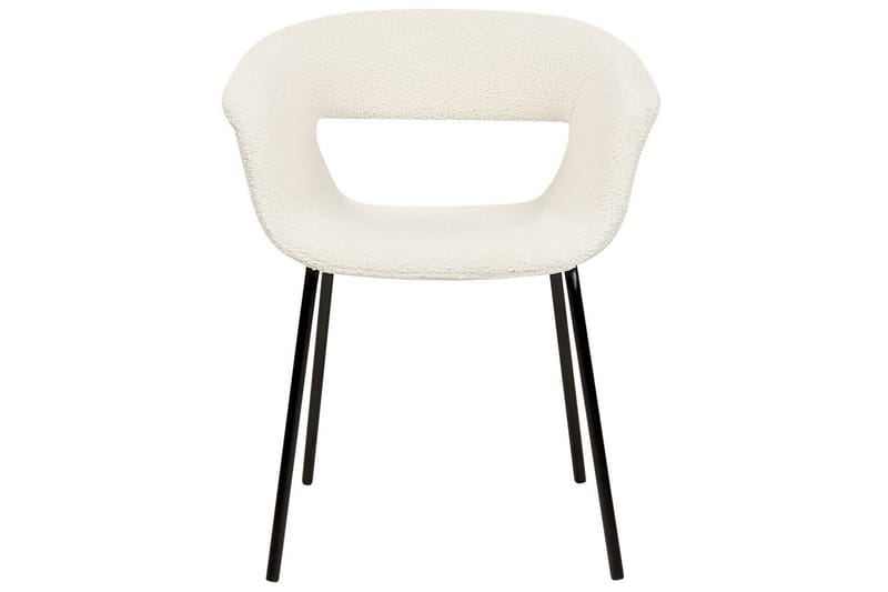 Matsalsstol Beliani Elma set om 2 Blå-Svart Off White - Møbler - Stole & lænestole - Spisebordsstole & køkkenstole