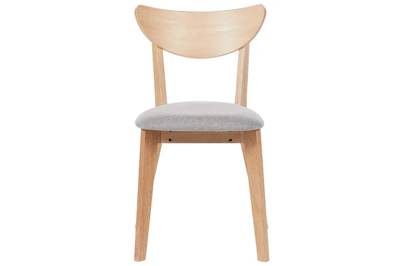 Matsalsstol Beliani Erie set om 2 NO_BRAND Light wood - Møbler - Stole & lænestole - Spisebordsstole & køkkenstole