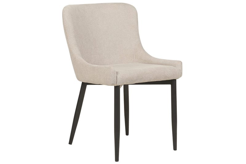 Matsalsstol Beliani Everly Ljusbeige - Møbler - Stole & lænestole - Spisebordsstole & køkkenstole