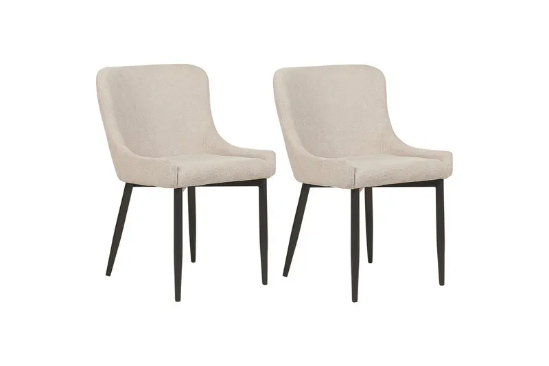 Matsalsstol Beliani Everly Ljusbeige, undefined