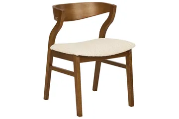 Matsalsstol Beliani Maroa set om 2 Ljusbeige - Møbler - Stole & lænestole - Spisebordsstole & køkkenstole