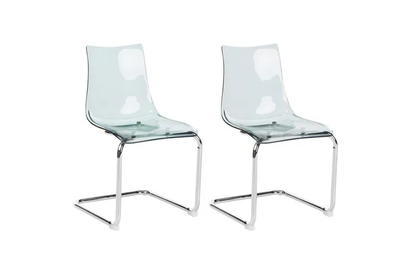 Matsalsstol Beliani Marshall set om 2 Transparent, undefined