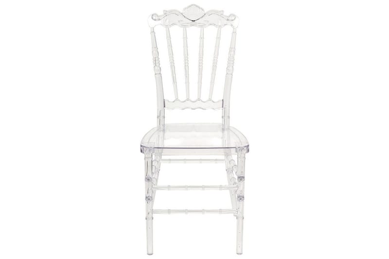 Matsalsstol Beliani Mendon set om 2 Transparent - Møbler - Stole & lænestole - Spisebordsstole & køkkenstole