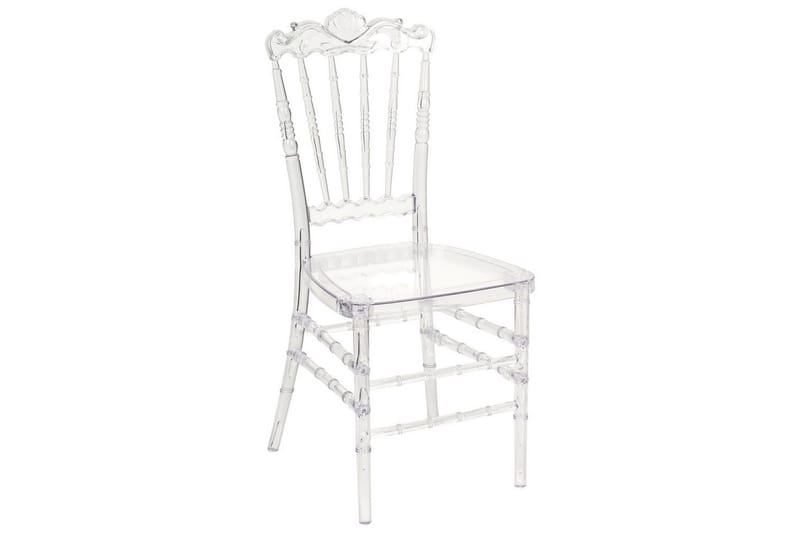 Matsalsstol Beliani Mendon set om 2 Transparent - Møbler - Stole & lænestole - Spisebordsstole & køkkenstole