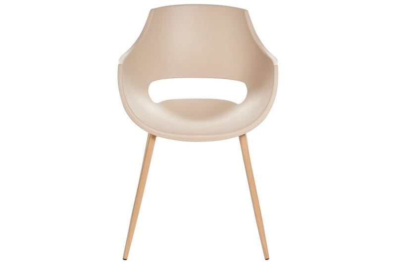 Matsalsstol Beliani Millers set om 4 Beige-Ljust Trä Beige - Møbler - Stole & lænestole - Spisebordsstole & køkkenstole