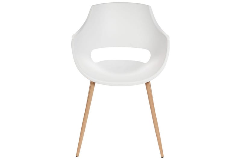 Matsalsstol Beliani Millers set om 4 Beige-Ljust Trä White - Møbler - Stole & lænestole - Spisebordsstole & køkkenstole