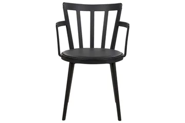 Matsalsstol Beliani Morill set om 4 Black - Møbler - Stole & lænestole - Spisebordsstole & køkkenstole