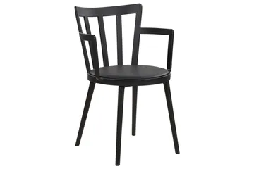 Matsalsstol Beliani Morill set om 4 Black - Møbler - Stole & lænestole - Spisebordsstole & køkkenstole