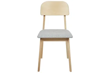 Matsalsstol Beliani Scandia set om 2 Ljus Trä-Beige Light grey - Møbler - Stole & lænestole - Spisebordsstole & køkkenstole