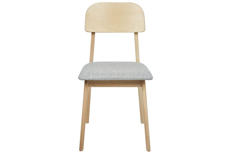 Matsalsstol Beliani Scandia set om 2 Ljus Trä-Beige Light grey - Møbler - Stole & lænestole - Spisebordsstole & køkkenstole