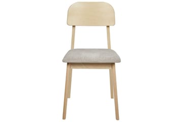 Matsalsstol Beliani Scandia set om 2 Ljus Trä-Beige Taupe - Møbler - Stole & lænestole - Spisebordsstole & køkkenstole