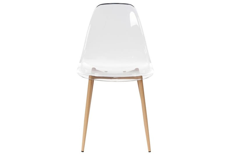 Matsalsstol Beliani Takilma set om 4 Transparent - Møbler - Stole & lænestole - Spisebordsstole & køkkenstole