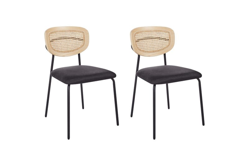Matstol Beige, Svart