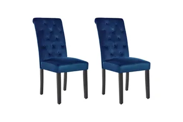 Matstol utan armstöd Dark blue - Møbler - Stole & lænestole - Spisebordsstole & køkkenstole