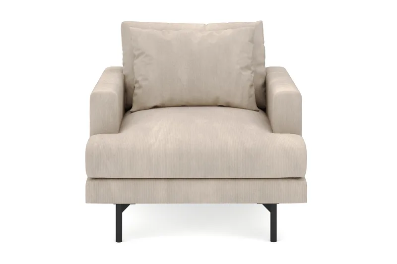 Menard Stor Lænestol Manchester - Greige - Møbler - Stole & lænestole - Lænestole