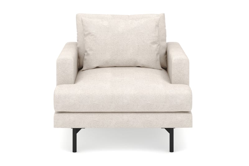Menard Stor Lænestol Stof - Beige - Møbler - Stole & lænestole - Lænestole