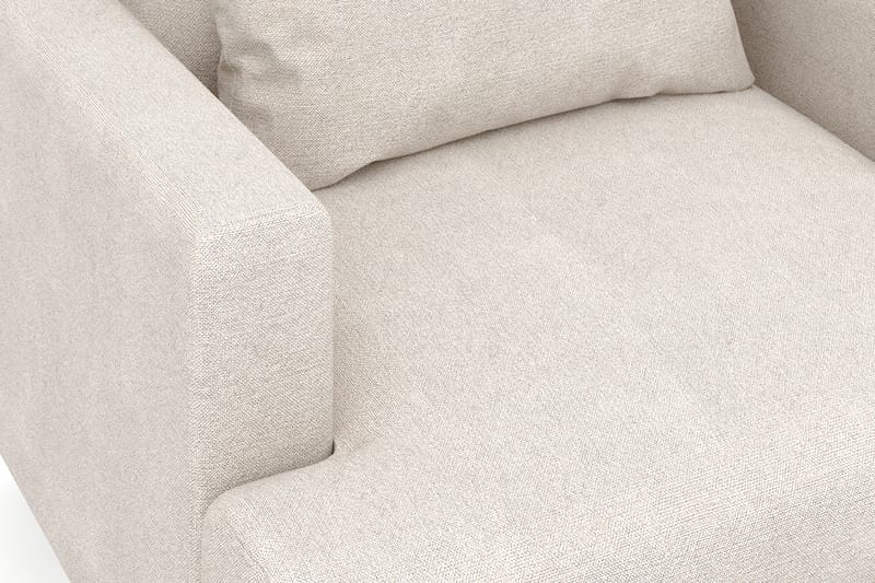 Menard Stor Lænestol Stof - Beige - Møbler - Stole & lænestole - Lænestole
