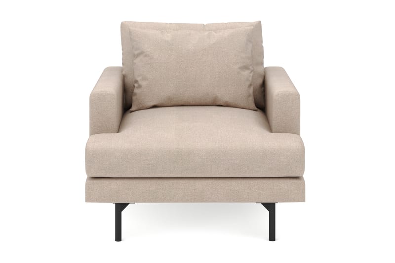 Menard Stor Lænestol Stof - Beige - Møbler - Stole & lænestole - Lænestole