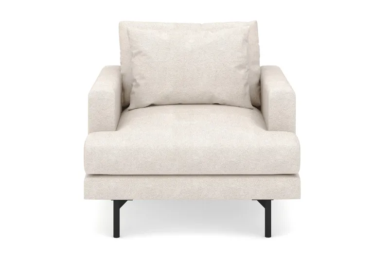 Menard Stor Lænestol Stof - Beige - Møbler - Stole & lænestole - Lænestole