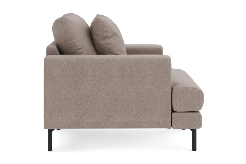 Menard Stor Lænestol Stof - Brun - Møbler - Stole & lænestole - Lænestole