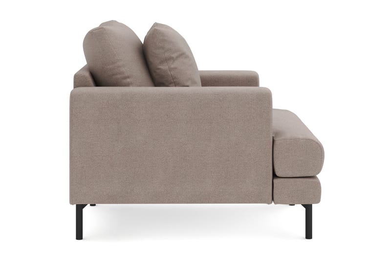 Menard Stor Lænestol Stof - Brun - Møbler - Stole & lænestole - Lænestole