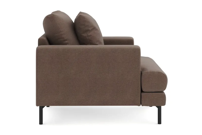 Menard Stor Lænestol Stof - Brun - Møbler - Stole & lænestole - Lænestole