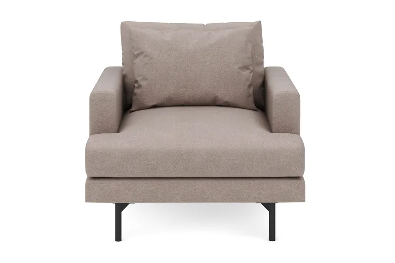 Menard Stor Lænestol Stof - Brun - Møbler - Stole & lænestole - Lænestole