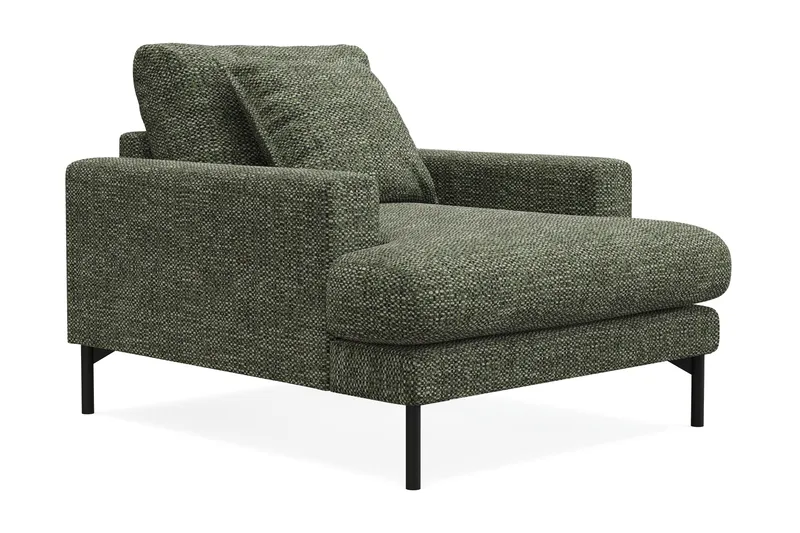 Menard Premium Lenestol i Chenille - Grønn - Møbler - Stole & lænestole - Lænestole
